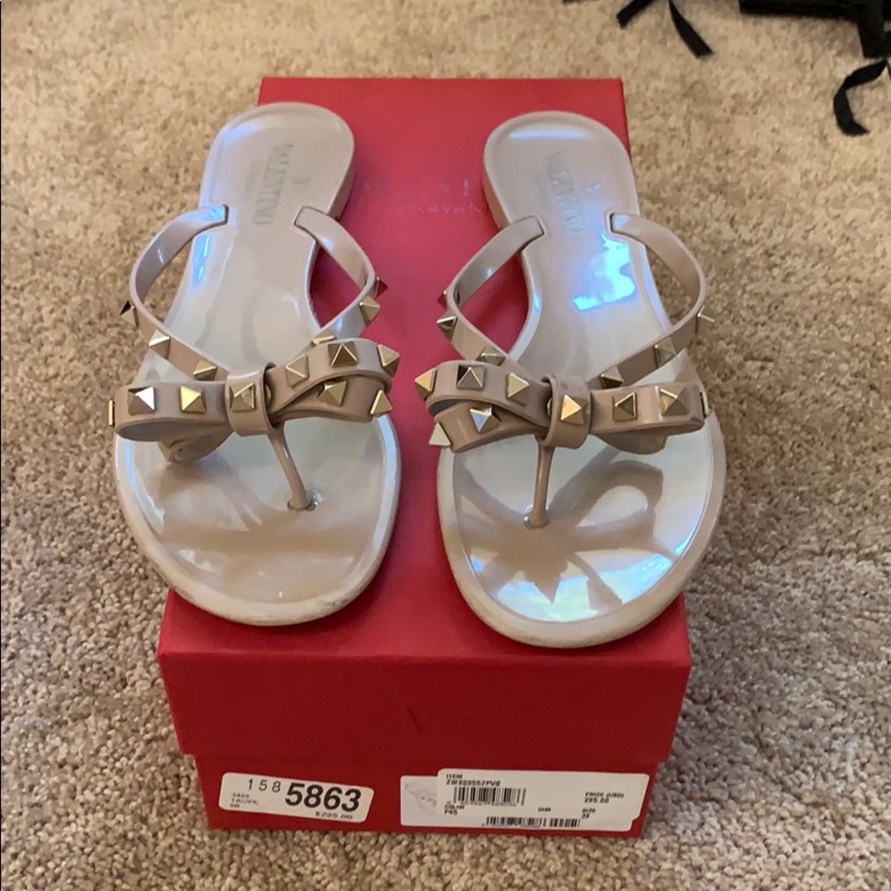 Great Used condition Valentino Jelly sandals